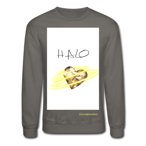 Halo Crewneck Sweatshirt - asphalt gray