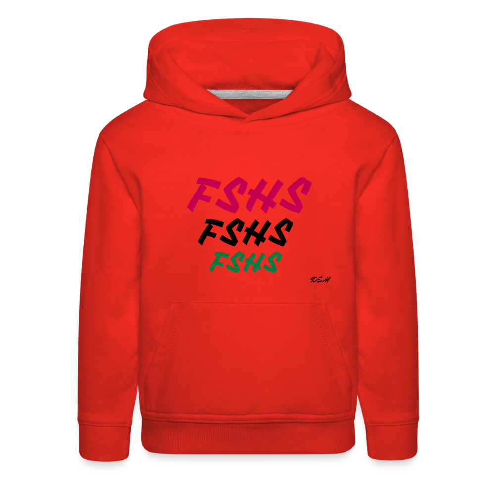 FSHS Kids‘ Premium Hoodie - red